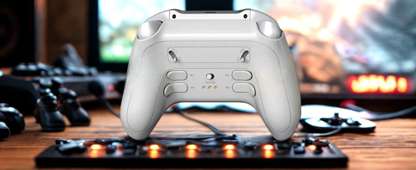 Manette de jeu sans fil intelligente Manbaone 50 V2 pour PC, Bluetooth, écran 2 pouces, compatible Steam Mobile