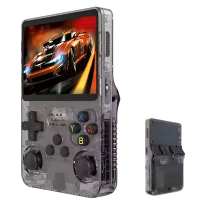 Console de jeu vidéo portable rétro R36S, écran IPS de 3.5 pouces, lecteur vidéo de poche portable pour enfants, 64 Go, plus de 10 000 jeux, système ArkOS