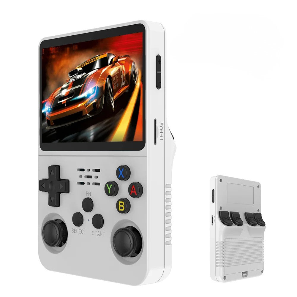 Console de jeu vidéo portable rétro R36S, écran IPS de 3.5 pouces, lecteur vidéo de poche portable pour enfants, 64 Go, plus de 10 000 jeux, système ArkOS