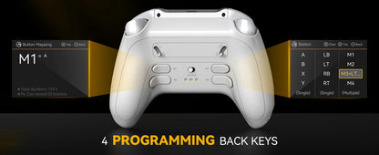 Manette de jeu sans fil intelligente Manbaone 50 V2 pour PC, Bluetooth, écran 2 pouces, compatible Steam Mobile